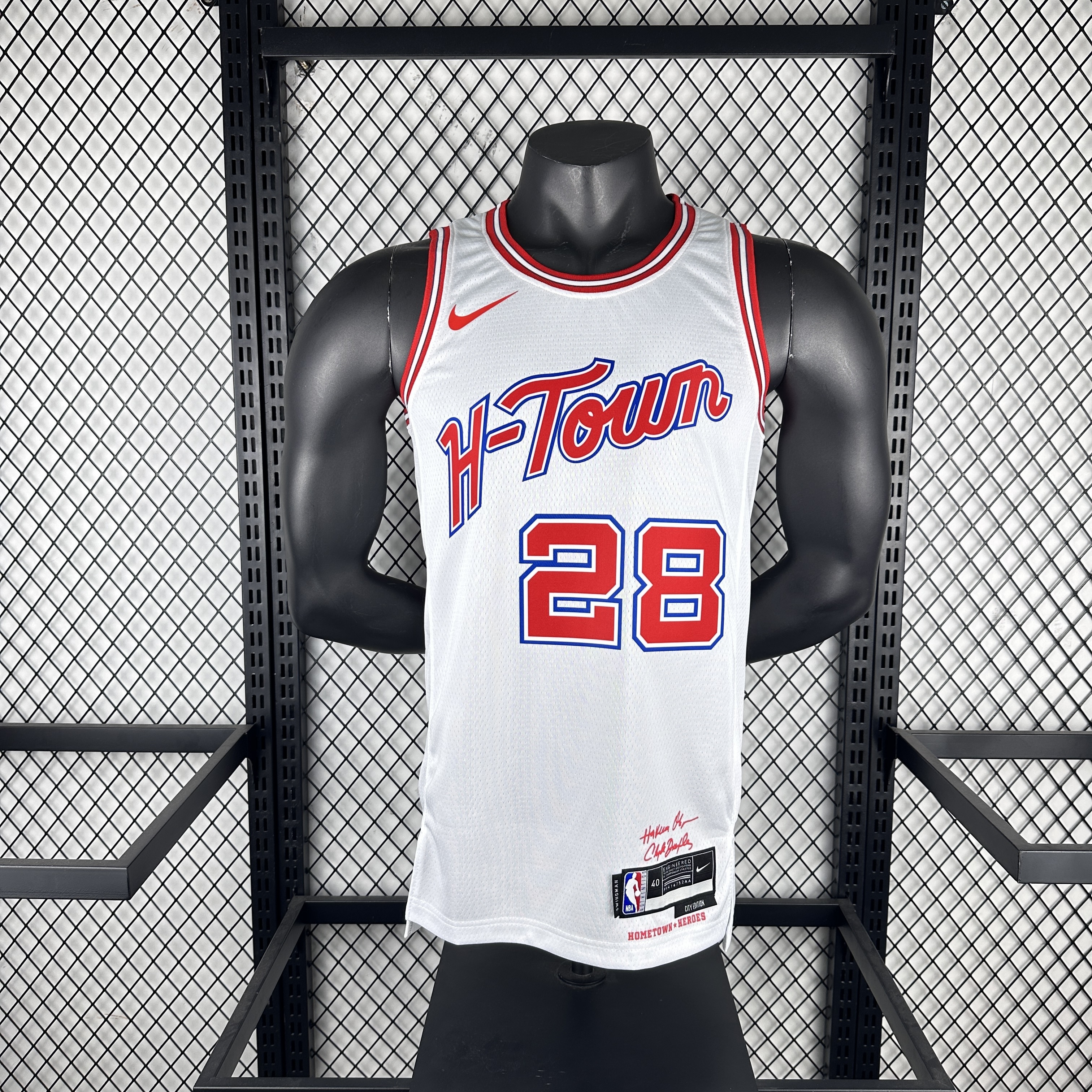 Men Houston Rockets #28 Sungun white 2025 NBA jersey